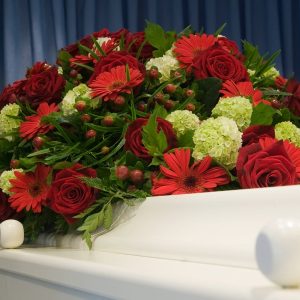 Casket Flower Arrangement by Posy Floral Design