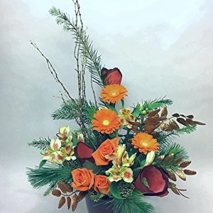Sunny Path Christmas Floral Arrangement