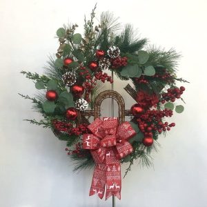 CH009-Christmas Wreath by Posy Floral Design