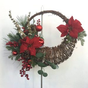 CH043-Christmas Wreath by Posy Floral Design