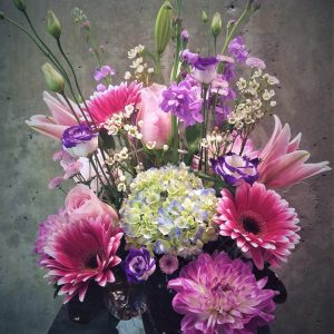 FB011-Rachel Floral Basket