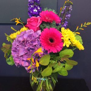 Thanksgiving flower arrangement by Posy Floral Design