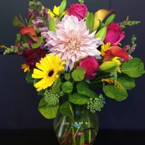 Thanksgiving flower arrangement by Posy Floral Design