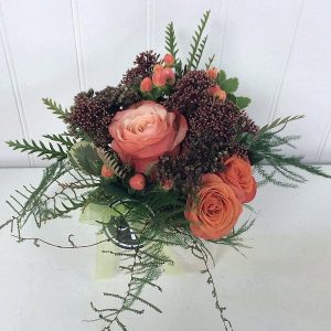 Thanksgiving flower arrangement by Posy Floral Design