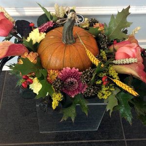 Festive Centerpiece Thanksgiving Arrangement by Posy Floral Design