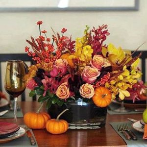 Celebration Time Thanksgiving Arrangement by Posy Floral Design