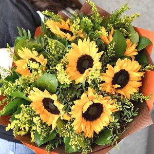 Thanksgiving flower arrangement by Posy Floral Design