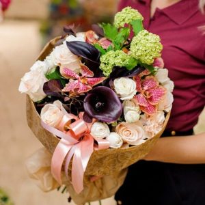 Flower Arrangement for Valentine's Day by Posy Floral Design