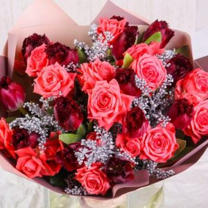 Flower Arrangement for Valentine's Day by Posy Floral Design