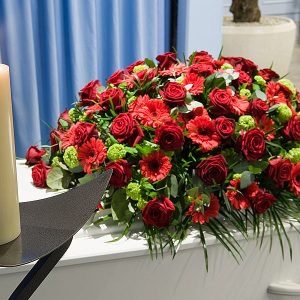Casket Flower Arrangement by Posy Floral Design