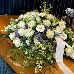 Casket Flower Arrangement by Posy Floral Design