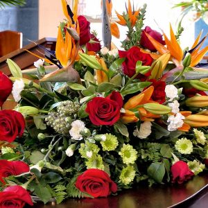 Casket Flower Arrangement by Posy Floral Design