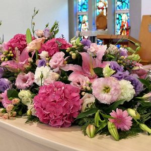 Casket Flower Arrangement by Posy Floral Design