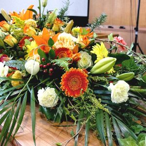 Casket Flower Arrangement by Posy Floral Design