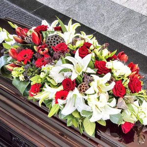 Casket Flower Arrangement by Posy Floral Design