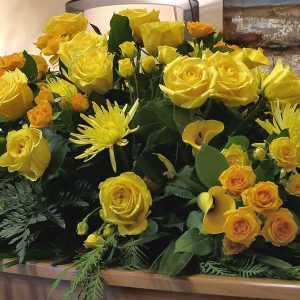 Casket Flower Arrangement by Posy Floral Design