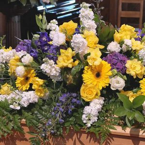 Casket Flower Arrangement by Posy Floral Design