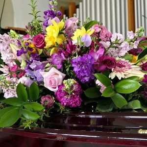 Casket Flower Arrangement by Posy Floral Design
