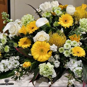 Casket Flower Arrangement by Posy Floral Design