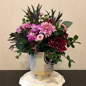Posy Pink and Burgundy Arrangement