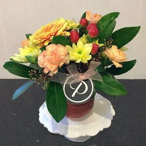 Posy Yellow and Orange Arrangement