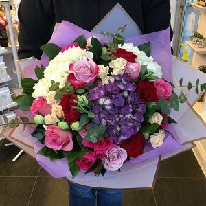 Purple Heart Bouquet