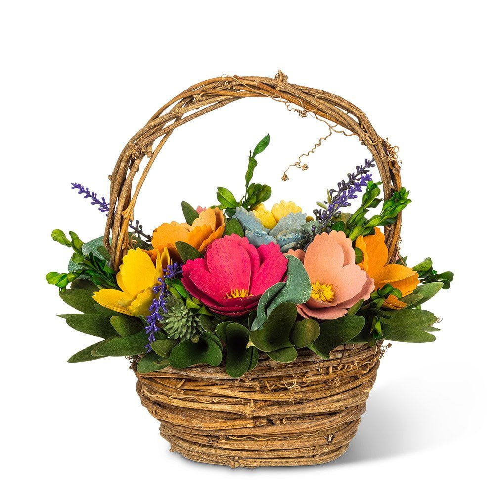 Rustic Flower Basket by Posy Floral Design