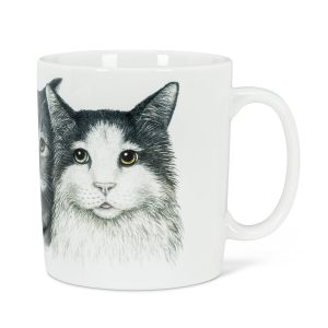 Hedgehog Family Cat Mug
