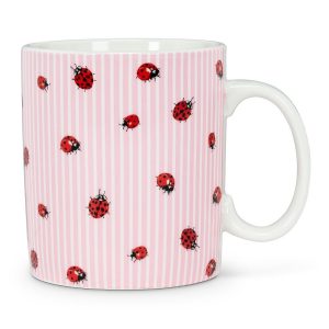 Ladybug Stripe Jumbo Mug